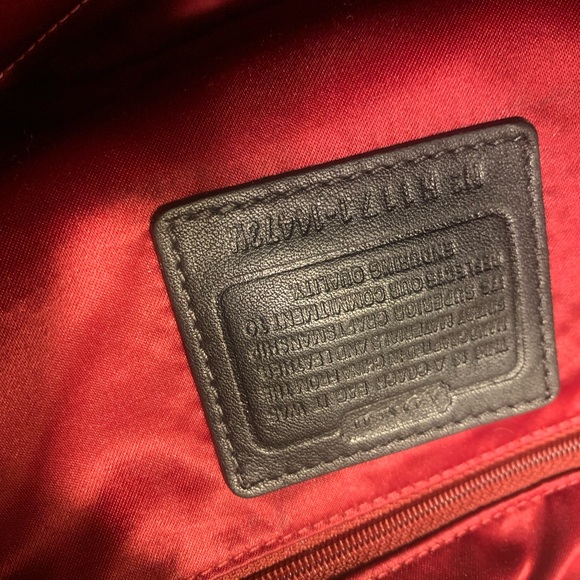 Coach Signature Brooke Shoulder Handbag Purse  14473M Black Ivory - Picture 12 of 16